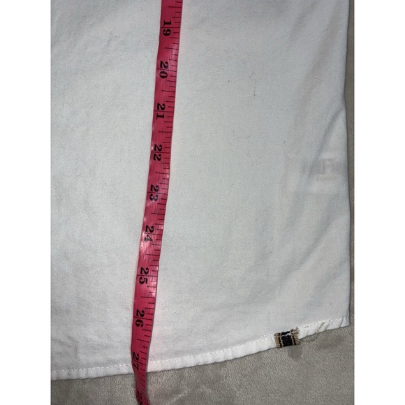 Bellfield Shirt Men's L White Short Sleeve‎ Southwestern Woven Pocket - Picture 8 of 11